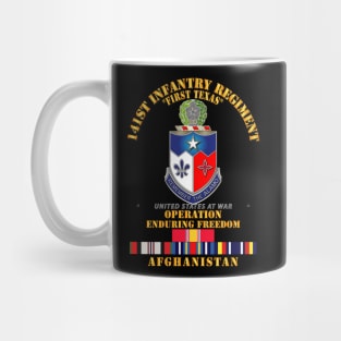 141st Infantry Regiment - OEF - Afghanistan w SVC Mug